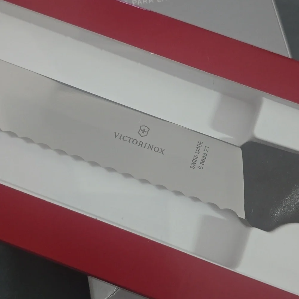 ❤️BUY 2 GET 1 FREE Victorinox Black-Handled Swiss Classic Bread Knife